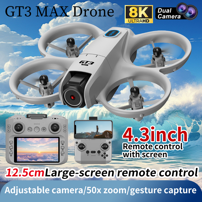 Drone Kit Tricopter - 2026 GT3/GT3 MAX Drone 8K HD
