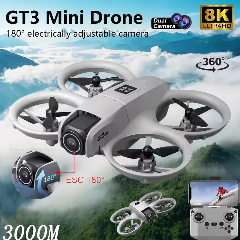 GT3 Mini With LED Foldable Dro - Drone Kit Tricopter recension och pris