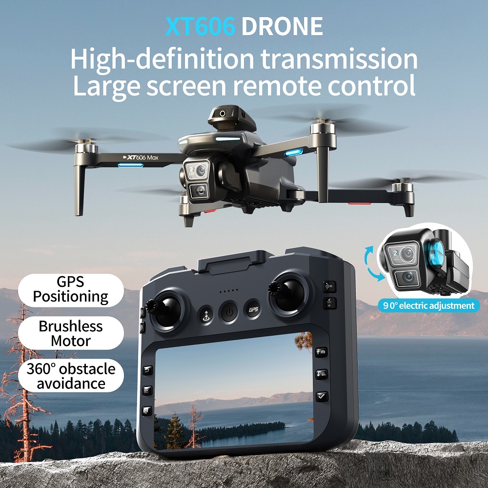 XT606 MAX 3 battery Drone 4k 8 - Drone Kit Professional recension och pris