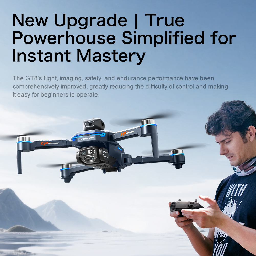 Lenovo GT8 Drone 8K Profession - Drone Kit Professional recension och pris