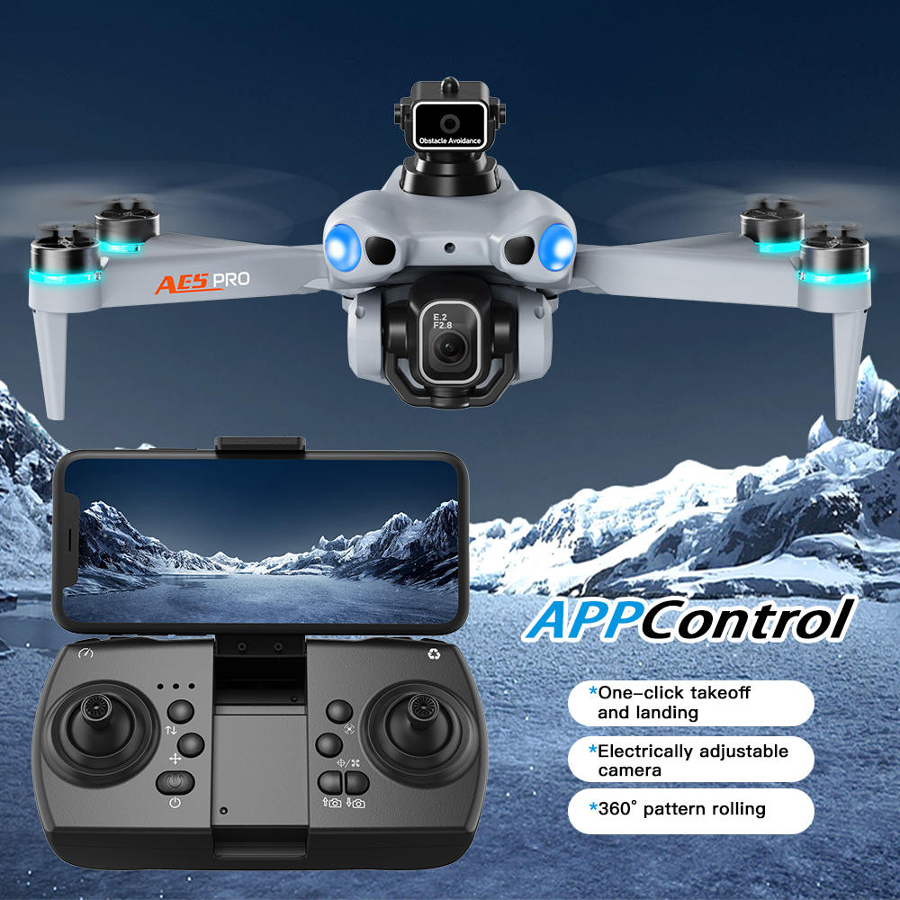 2026 New AE5 Pro Drone 8K HD 4 - Drone Kit Tricopter recension och pris