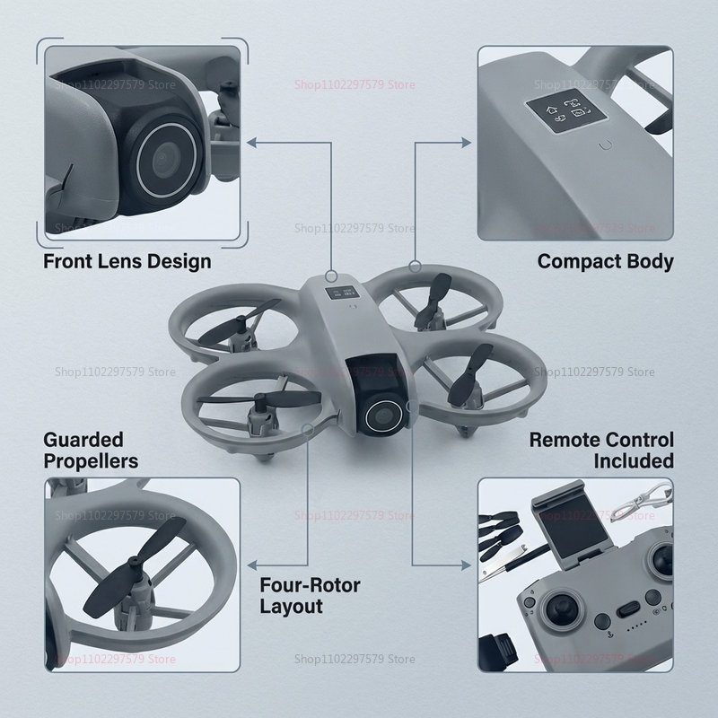 Mini Drone 8K HD Camera Foldab - Drone Kit Tricopter recension och pris