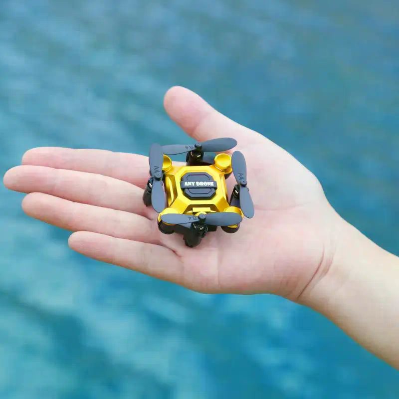 Mini Foldable Pocket Drone wit - Drone Kit Tricopter recension och pris
