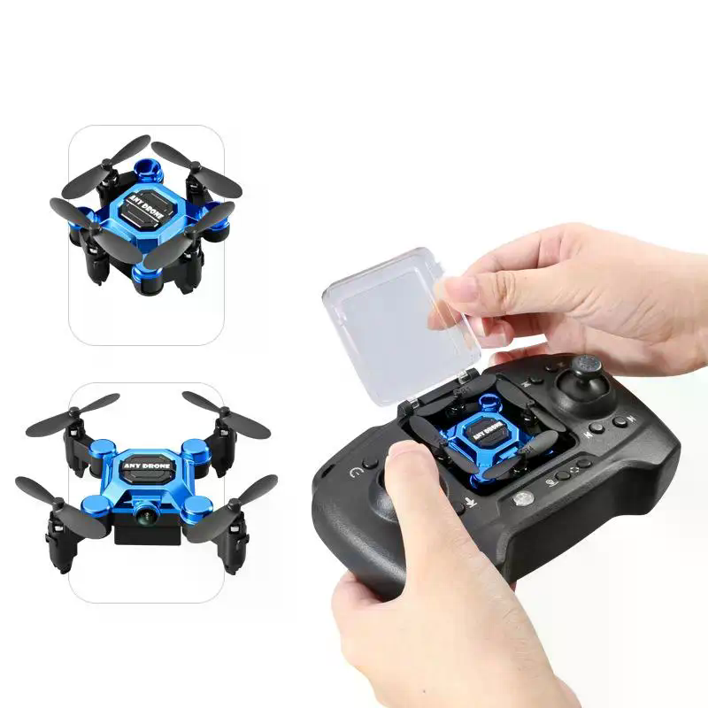 Mini Foldable Pocket Drone wit - Drone Kit Tricopter recension och pris