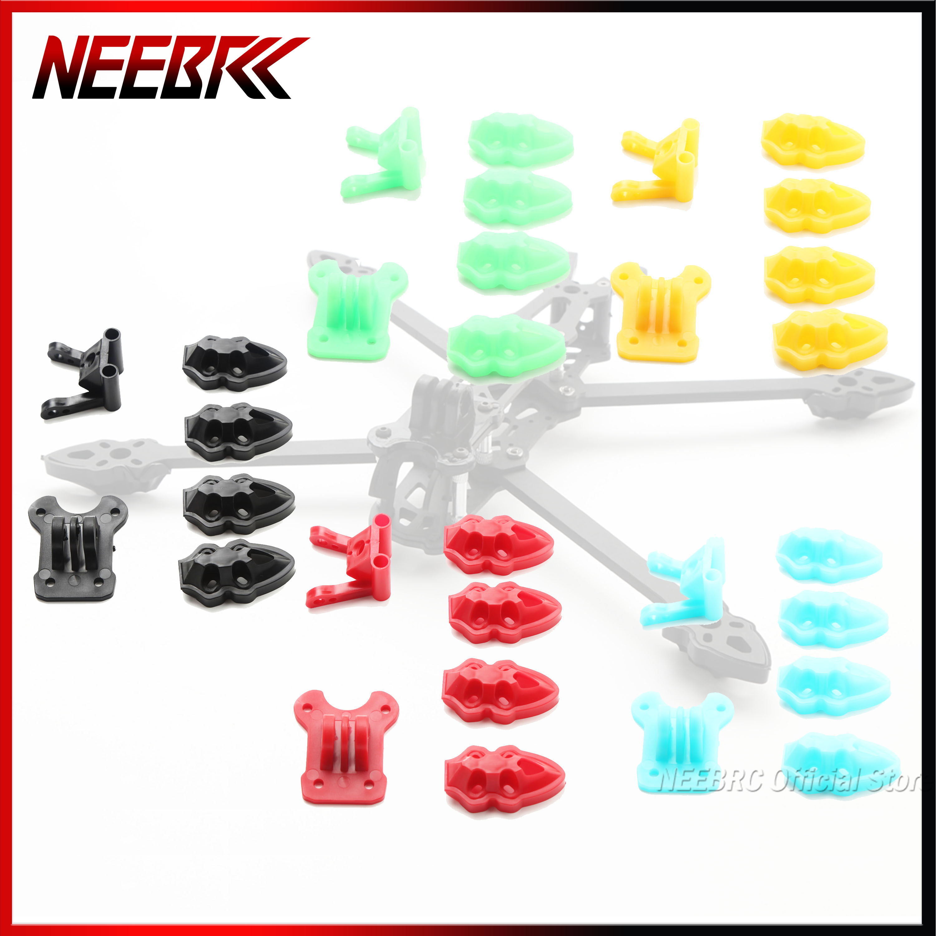 FPV Drone Frame 3D Printed Set - Drone Kit Racing recension och pris