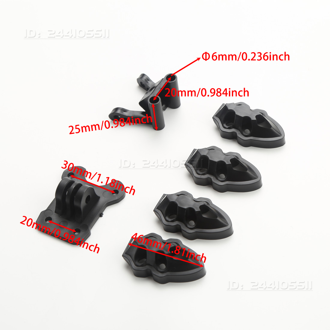 FPV Drone Frame 3D Printed Set - Drone Kit Racing recension och pris