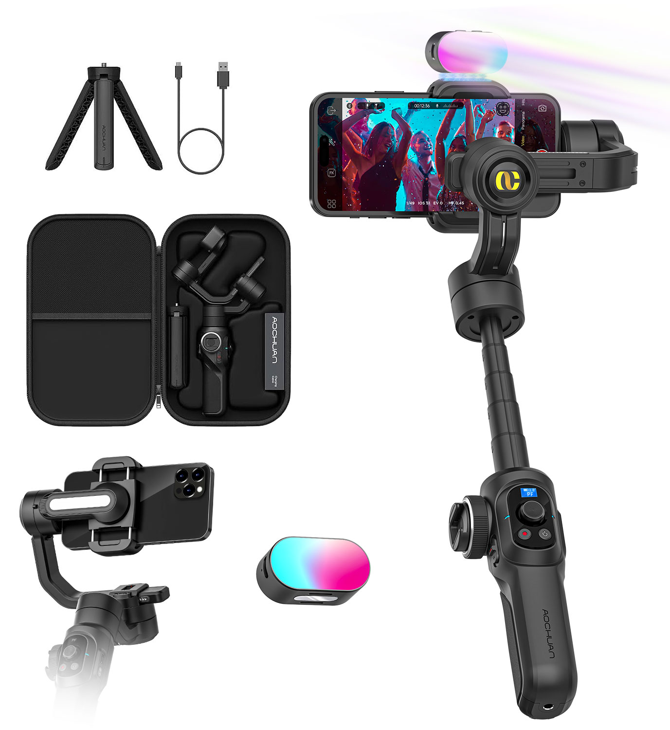 Aochuan Smart S2 Smart Gimbal  - Drone Kit Professional recension och pris