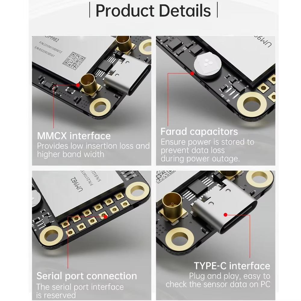 UM982 High-Precision GPS-RTK M - Drone Kit Hexacopter recension och pris