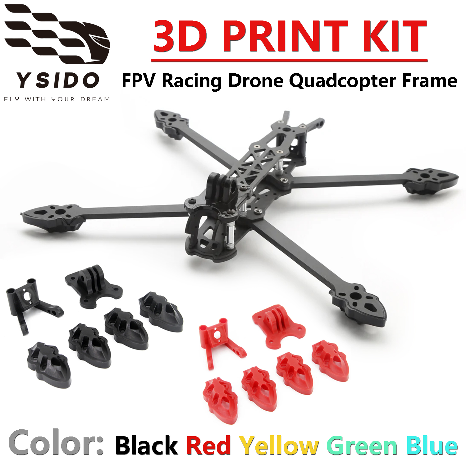 Mark4 5inch / 7inch FPV Frame  - Drone Kit Build Yourself recension och pris
