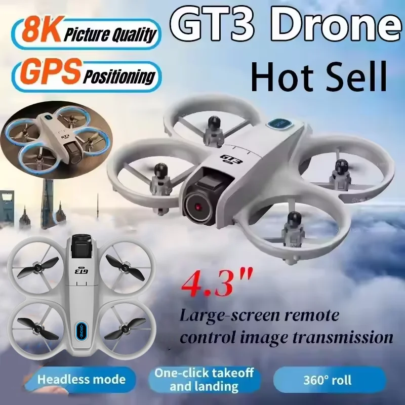 GT3 Drone 8K HD Dual Cameras G - Drone Kit Professional recension och pris