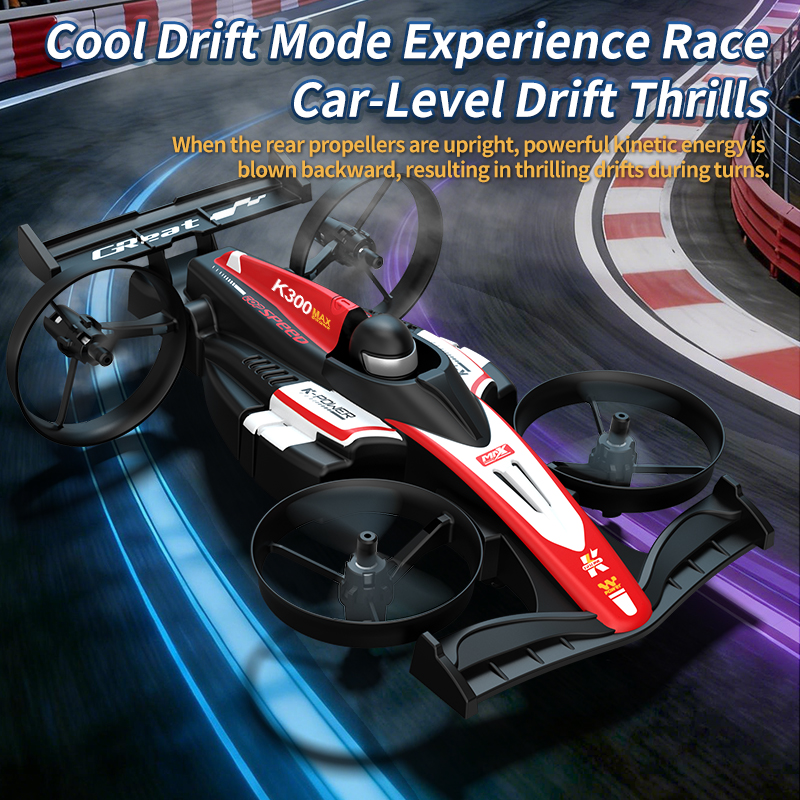 Mini RC Flying Car Transformab - Drone Kit Tricopter recension och pris