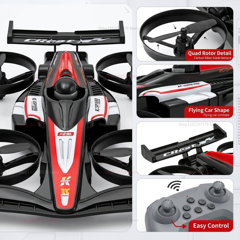 Mini RC Flying Car Transformab - Drone Kit Tricopter recension och pris