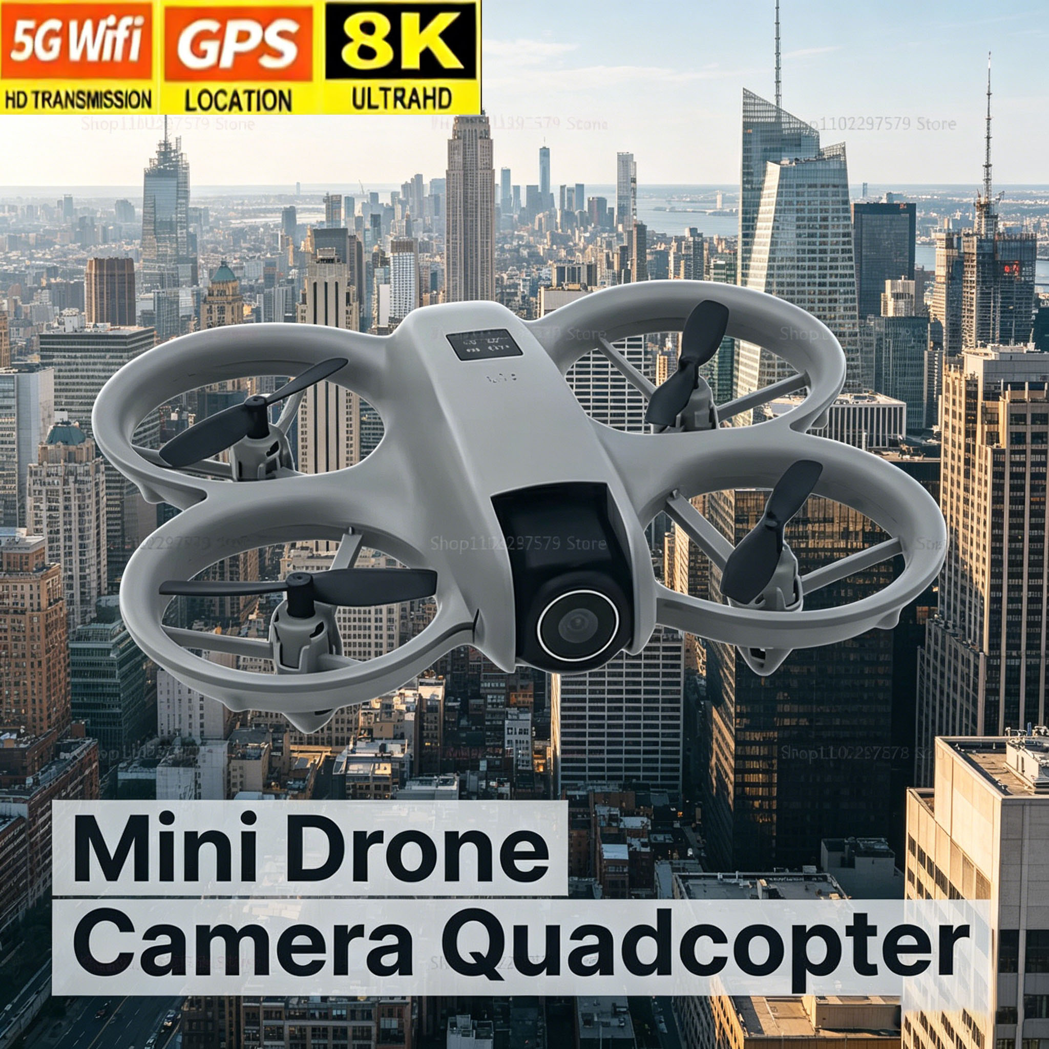 Mini Drone with 8K HD Camera F - Drone Kit Tricopter recension och pris